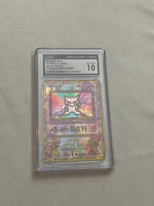 Ancient Mew Movie Holo - CGC 10 Mint Graded Pokémon Card