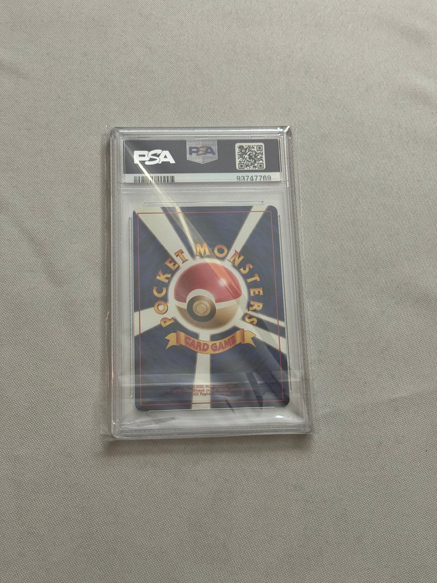 Vintage 1996 Japanese Base Set Alakazam Holo - PSA 9 Mint Graded Pokémon Card