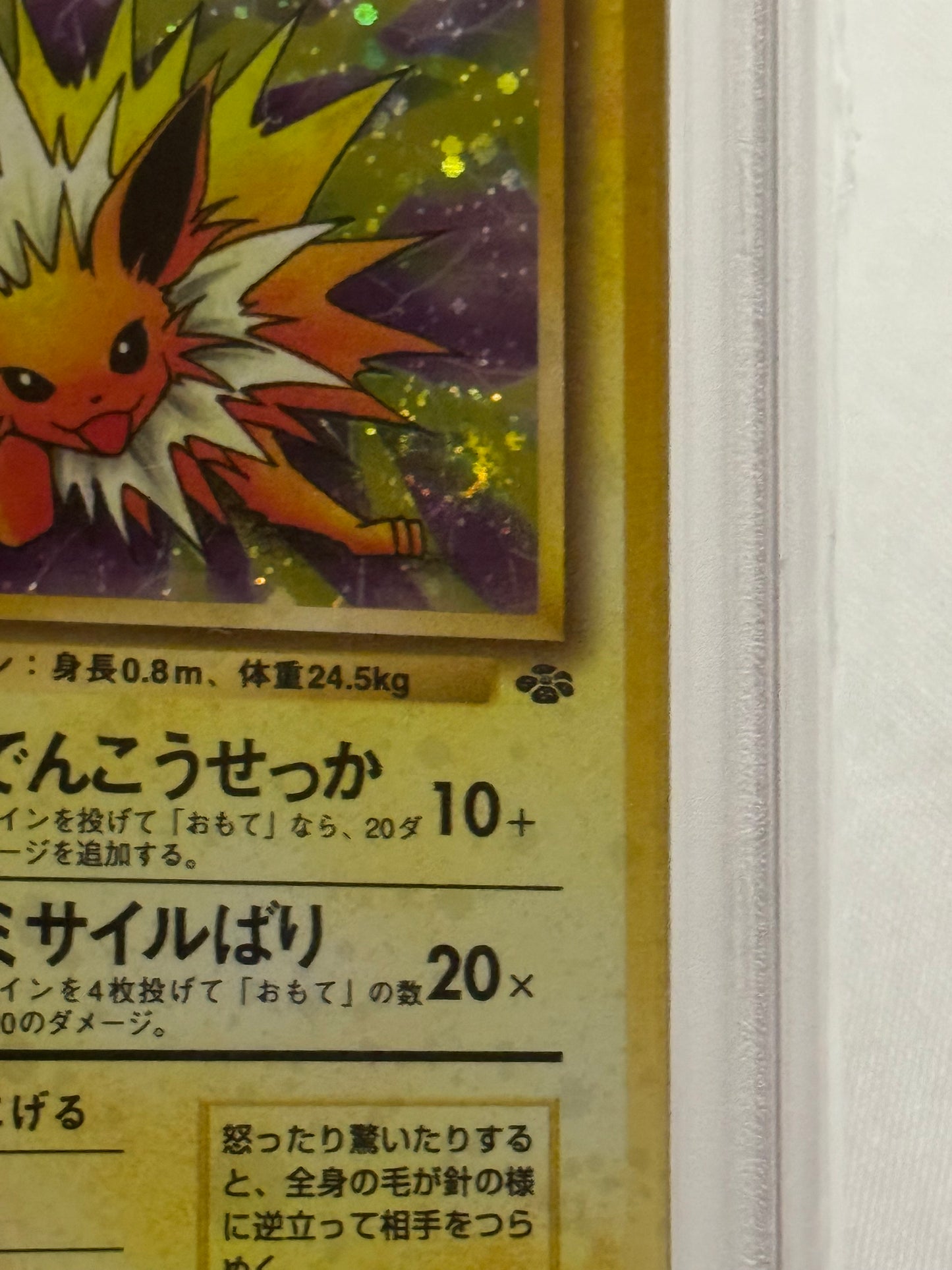 Japanese Jungle Jolteon Holo with Swirl - PSA 9 Mint Graded Pokémon Card